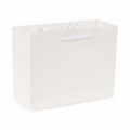ECO White Kraft Tote Bag (9" x 3 1/2" x 7")